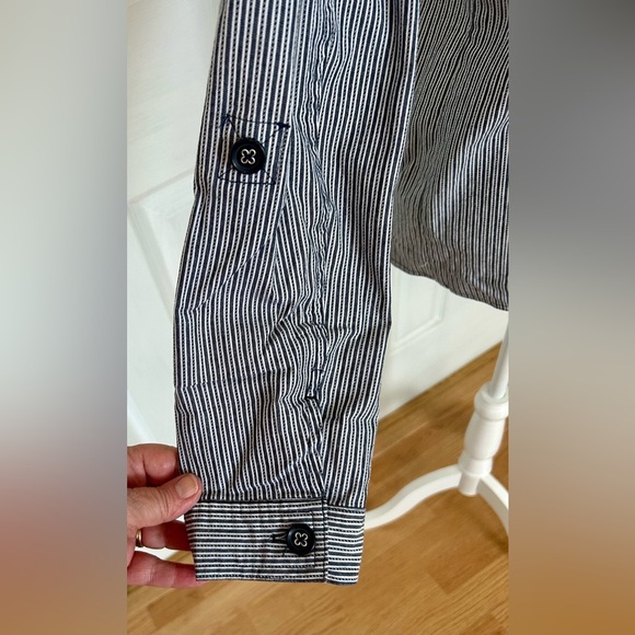 Jacket basic editions blazer woman size medium new condition stripes - Picture 4 of 5